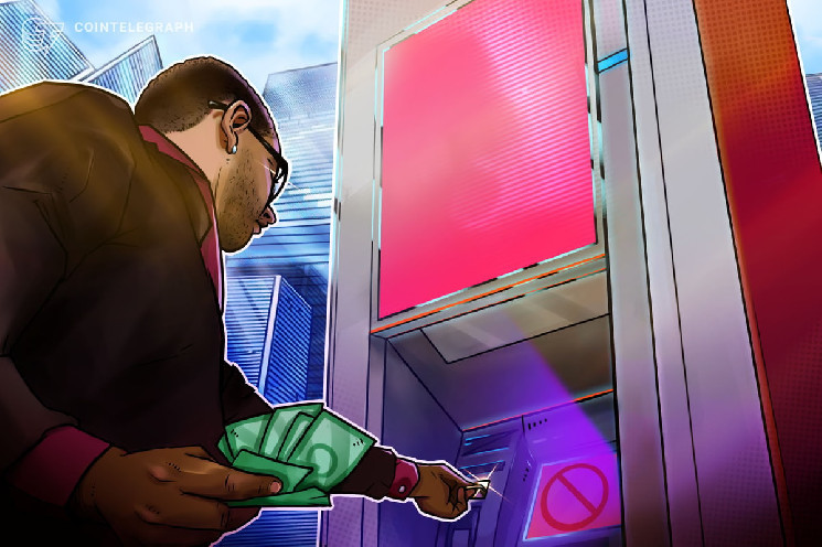 Más de 3,600 cajeros automáticos de Bitcoin fueron desconectados en marzo: el mayor descenso mensual de la historia